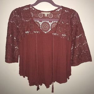 American Eagle Bohemian Style Top
